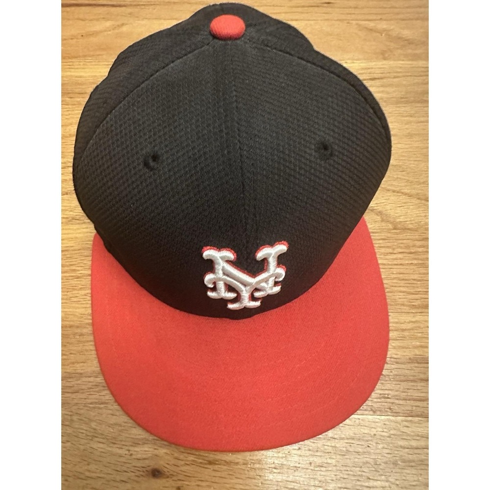 New York Mets New Era Hat White Logo Fitted hat Size‎ 7